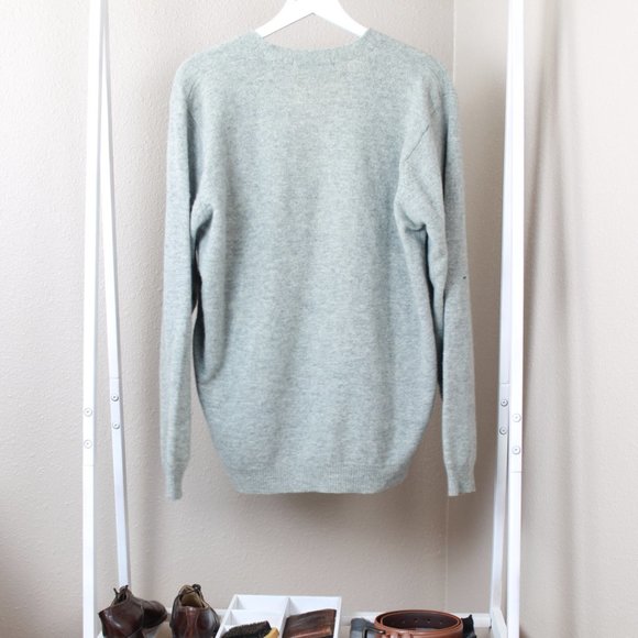 VTG John Ashford Wool Cardigan Size L - Picture 4 of 4